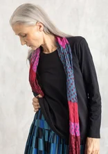 “Mona” jersey top in organic cotton/spandex - black