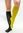 Solid-colour knee-highs in recycled polyamide - black