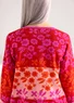 “April” organic/recycled cotton sweater (parrot red XS)