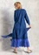 Woven dress in organic cotton (indigo blue S)
