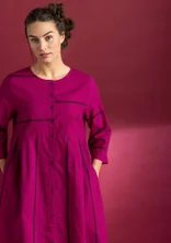 Woven “Ava” dress in organic cotton - hibiscus