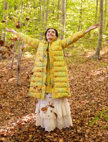 “Bhumika” down coat recycled polyester/down - pineapple