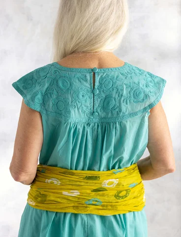 Kleid „Pezenas“ aus Bio-Baumwollgewebe - jade