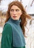 Recycled wool polo neck insert (verona green One Size)