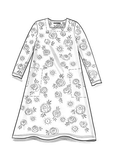 Robe "Maya" en jersey de lyocell/élasthanne - bleuet