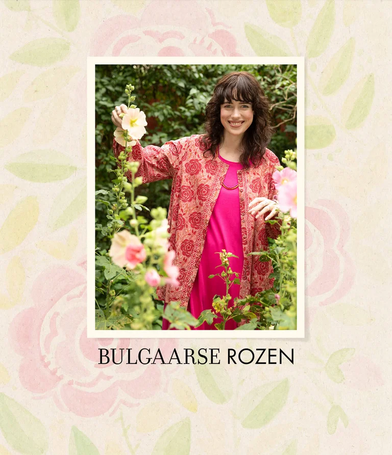 “Roza” woven tunic in organic cotton