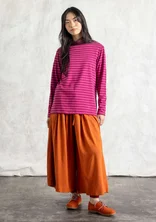 Woven “Rut” pants in rayon/linen - henna