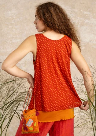 “Singö” organic cotton/modal jersey tank top - copper