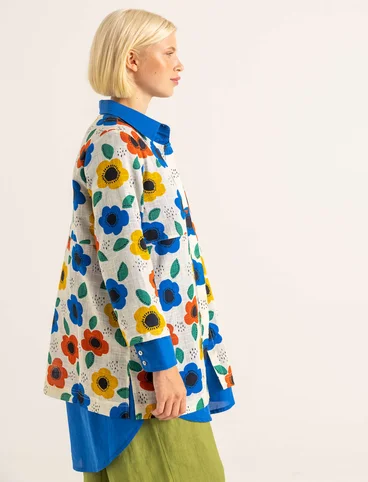 “Dessau” blouse in organic cotton - multicoloured