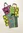 Stofpose M i økologisk bomuld - multicolor