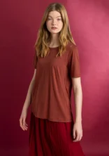 Jerseyshirt „Tyra“ aus Bio-Baumwolle/Modal - rost
