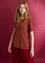 “Tyra” jersey top in organic cotton/modal (rust L)