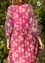 Vevd kjole «Floria» i økologisk bomull (rosa orkidé S)