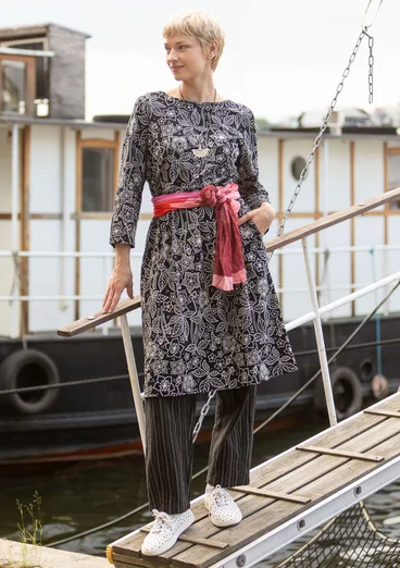 Jerseykleid „Venezia“ aus Bio-Baumwolle - schwarz