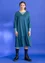 “Tyra” organic cotton/modal jersey dress (dark petrol blue XL)