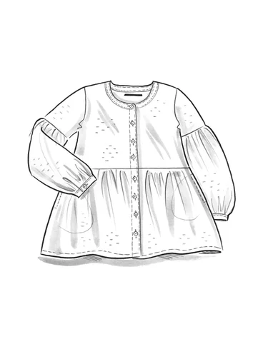Organic cotton smock blouse - indigofera