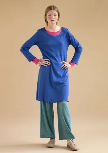 Organic cotton jersey dress - lupin