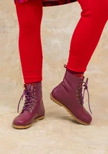 Nappa boots - grape