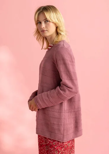 Pull Bästis ”Edna” en coton recyclé - rose terrazzo