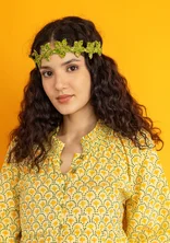 “Sona” organic cotton belt - asparagus