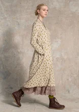 “Taiga” organic cotton/linen jersey dress - meadow green