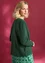 Organic/recycled cotton cardigan (dark green S)