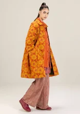 “Cress” organic cotton coat - henna