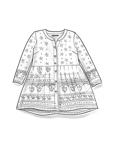 Bluse „Lalita“ aus Öko-Baumwolle - indigoblau