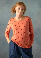 “Terrazzo” top in lyocell/spandex - apricot