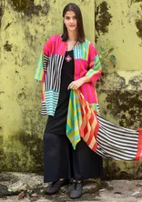 “Cherai” woven blouse in organic cotton - wild strawberry