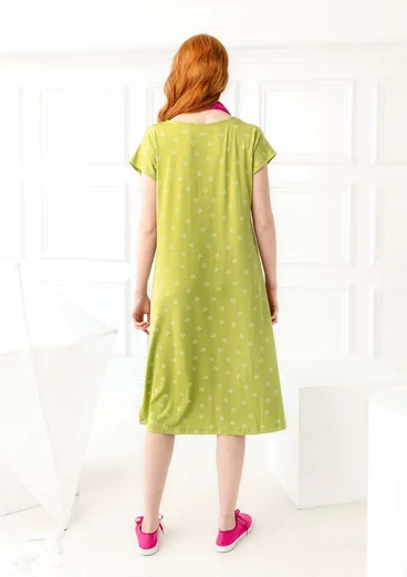 Robe "Galilei" en jersey de lyocell/élasthanne - kiwi