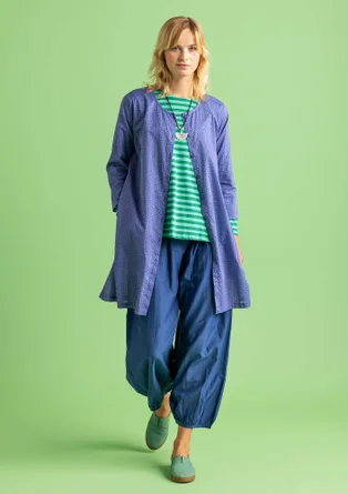 “Monika” woven organic cotton tunic - bluebell