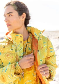 “Bhumika” recycled polyester/down coat - pineapple