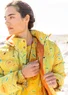 “Bhumika” recycled polyester/down coat (pineapple XL)