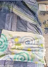 “Cumulus” organic cotton throw blanket (forget-me-not One Size)