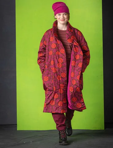 Manteau « Lace » en polyester recyclé - rouge agate