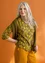 “Hedda” woven organic cotton blouse (dark olive/patterned XL)