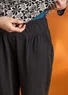 Jersey pants in organic cotton/spandex (black XS)