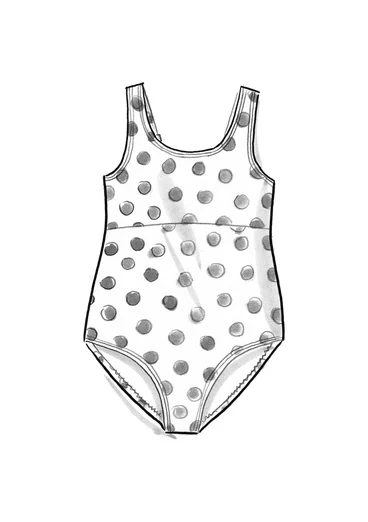 “Sunshine” recycled polyamide/elastane swimsuit - black/patterned