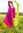 Kleid „Sprint“ aus Leinen - hibiskus