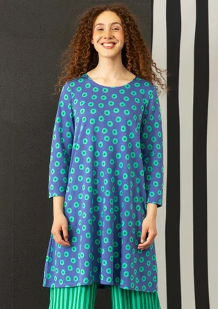 “Nicole” organic cotton/modal jersey dress - bluebell