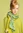 Tørklæde "Lillian" i økologisk bomuld - asparges