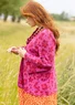 “Flora-Li” cardigan in organic/recycled cotton (pink orchid S)