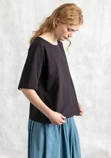 T-shirt van biologisch katoen - zwart