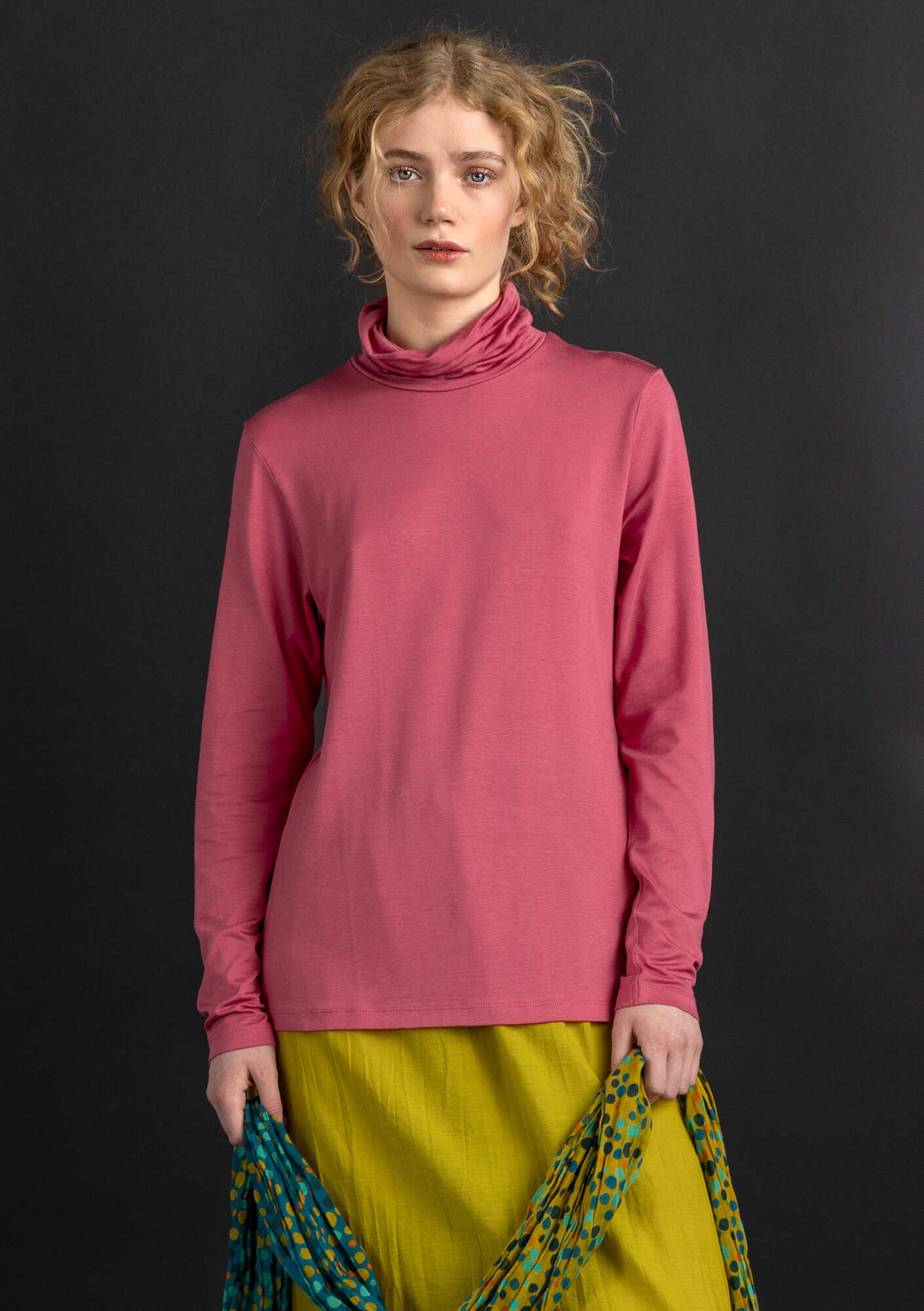 Coral turtleneck best sale