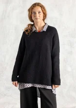 “Bästis” sweater in an alpaca blend - black