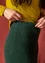 “Vinternatt” knitted alpaca blend skirt (dark green S)