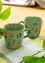 “Flower Pots” ceramic mug (apple green One Size)