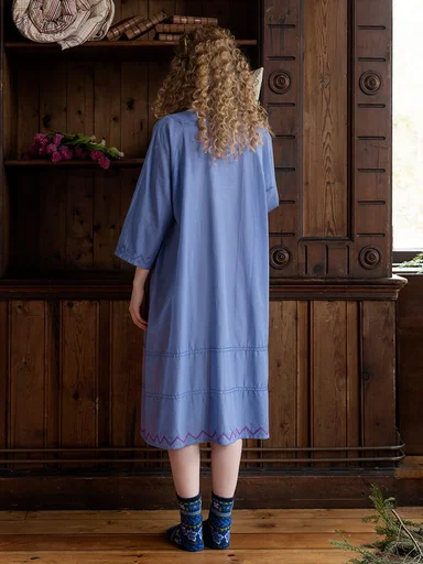 “Twinkle” nightgown in organic cotton