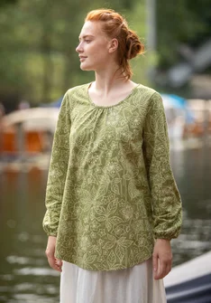 “Venezia” organic cotton top - salvia